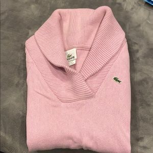 LACOSTE vintage rate women's pink sweater size 40